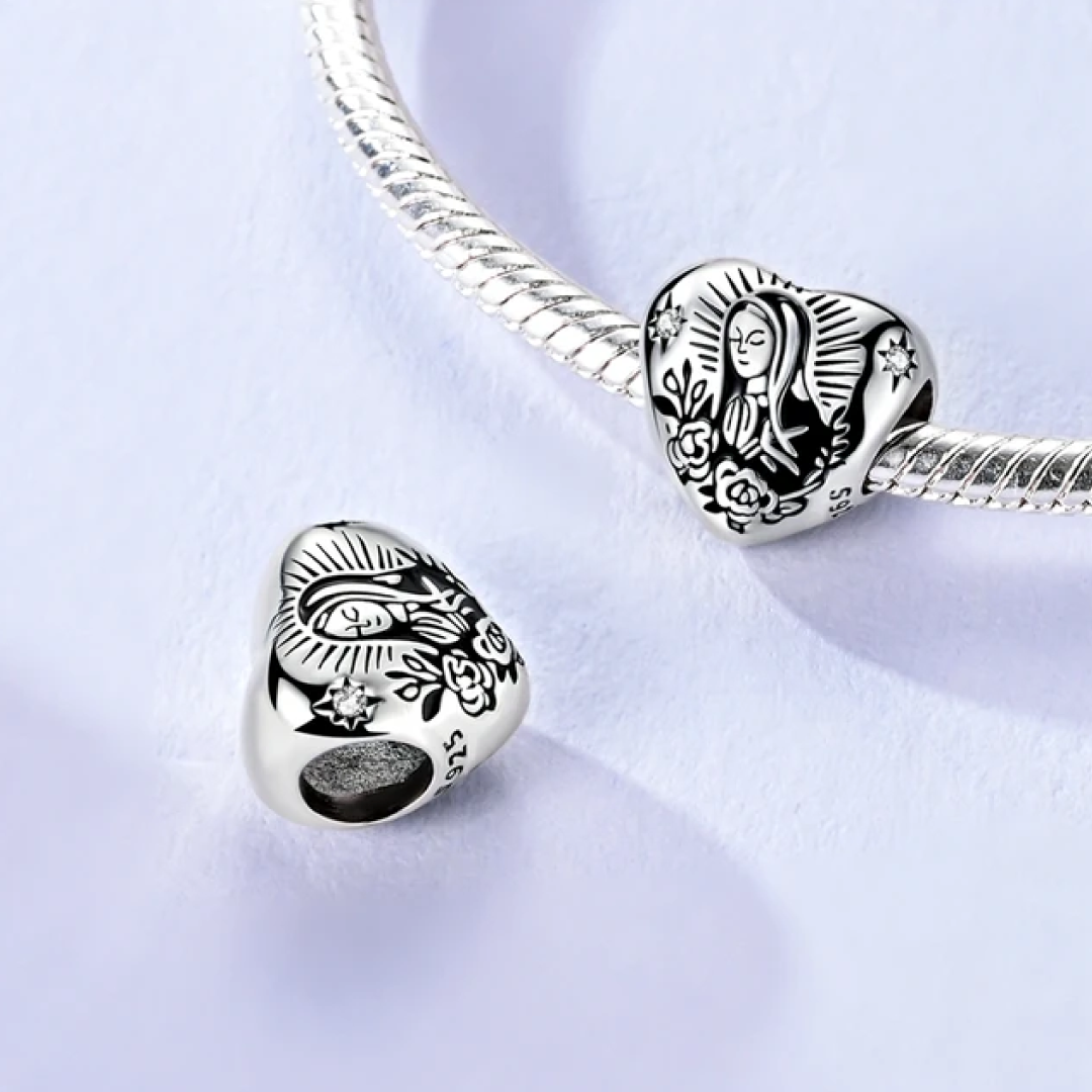 Charm Corazon Virgen Guadalupe